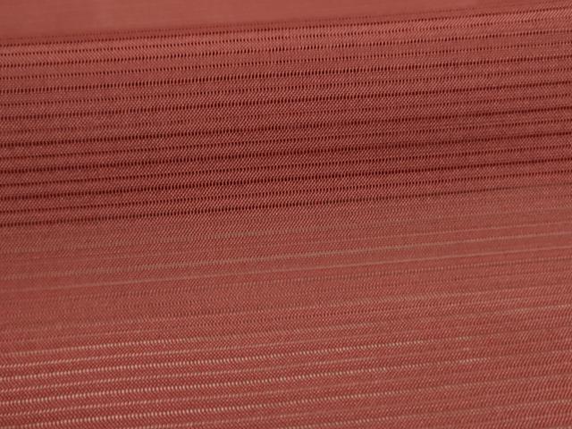 平和屋着物*夏物 色無地 絽 栗皮茶色 洗える着物 AABB2609jd