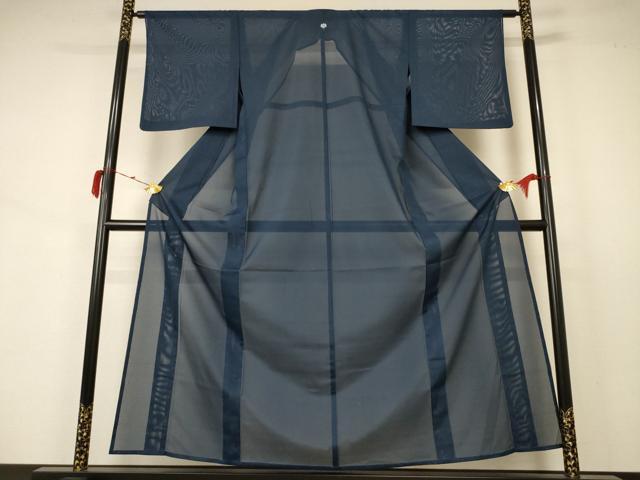 平和屋着物*夏物 色無地 絽 褐返色 洗える着物 AABB2615jd