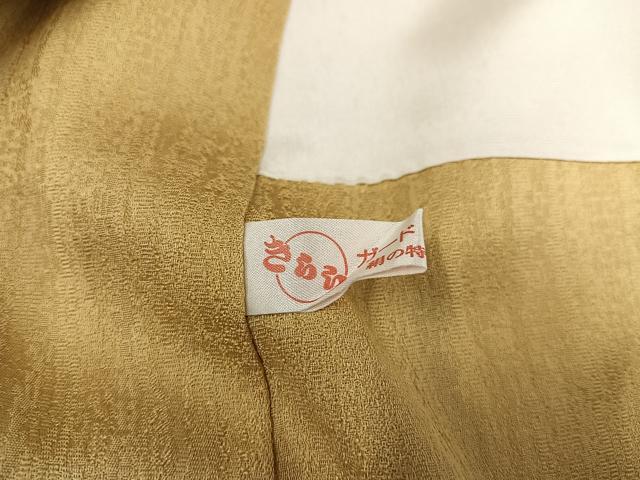 平和屋着物●お召 間道 正絹 逸品 AABB2921ph