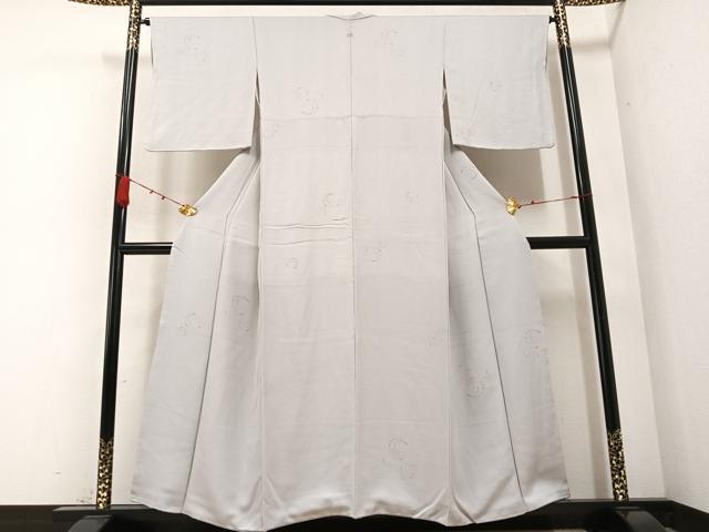 平和屋着物●訪問着 松葉文 正絹 逸品 AABB2923ph