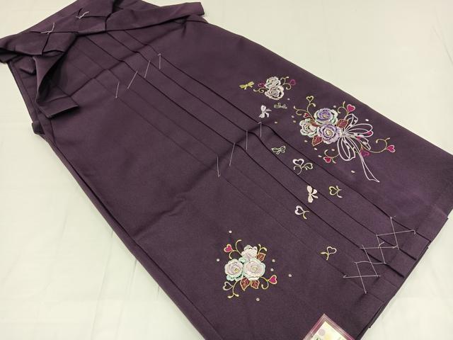平和屋着物●行灯袴 刺繍 舞花文 金糸 洗える着物 未使用 AABB2987ph