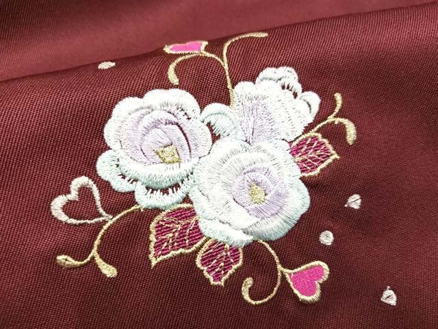 平和屋着物●行灯袴 刺繍 舞花文 金糸 洗える着物 未使用 AABB2994ph