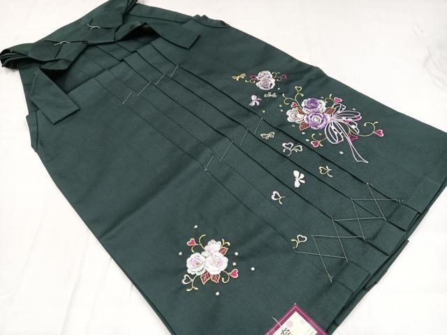 平和屋着物●行灯袴 刺繍 舞花文 金糸 洗える着物 未使用 AABB3616ph