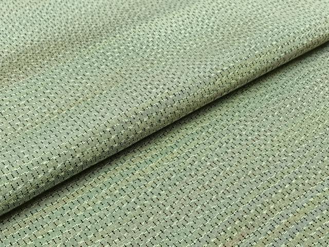 平和屋着物▽上質な紬 単衣 霞文 正絹 逸品 AABB3912jh