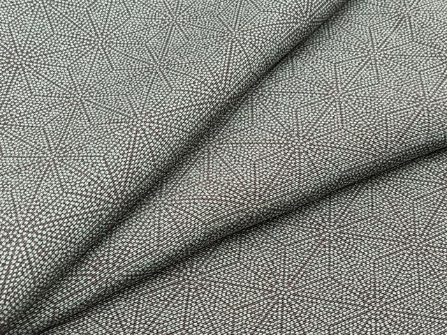 平和屋着物▽江戸小紋 単衣 麻の葉文様 正絹 逸品 AABB3919jh