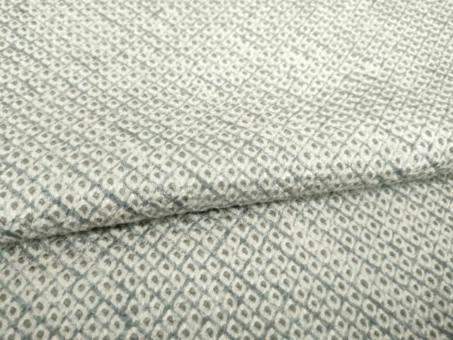 平和屋着物●大変加工の良い総絞り小紋 正絹 逸品 AABB4462ck