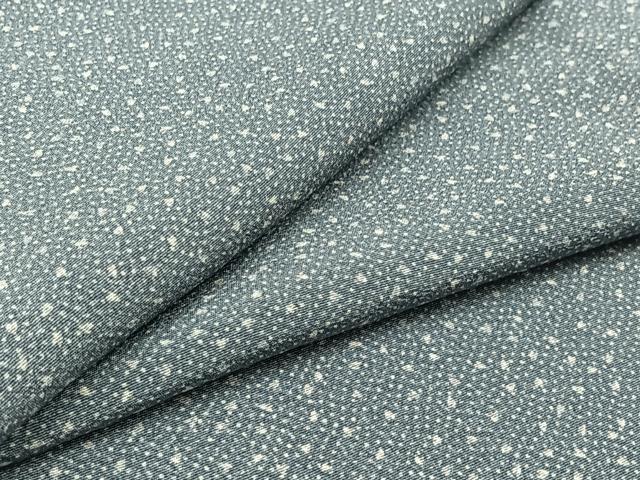 平和屋着物▽江戸小紋 単衣 大小あられ 正絹 逸品 AABB4519jh