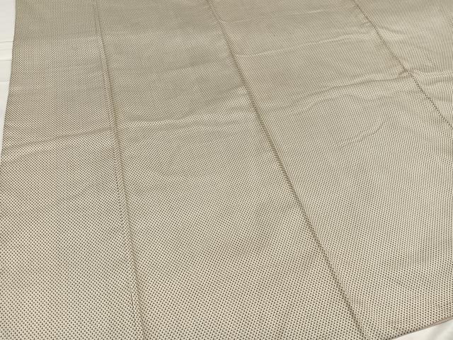 平和屋着物●お召 十字絣 正絹 逸品 AABB5136ph
