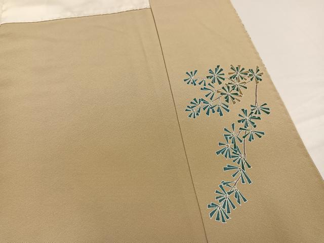 平和屋着物●訪問着 浜松枝花文 暈し染め 正絹 逸品 AABB5150ph
