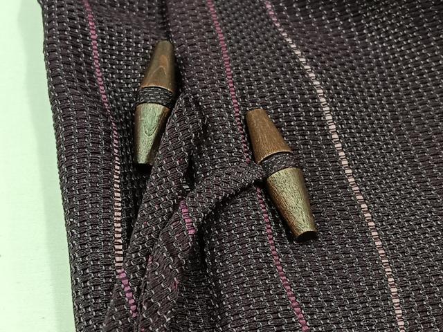 平和屋着物▽道中着 スリーシーズン 春夏秋 塵除け 立涌文 洗える着物 AABB5226jh