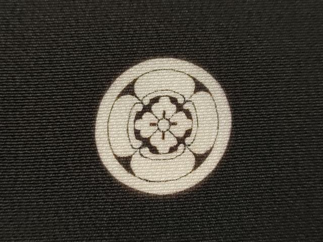 平和屋着物●豪華黒留袖 友禅 作家物 更紗花鳥文 正絹 逸品 AABB5415ck
