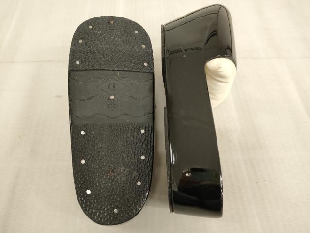 平和屋本店▼希少 浅沓 堅牢沓 衣冠束帯靴 箱付き 法衣 寺院 仏具 仏教 僧侶 神職 装束 AABB5591ja