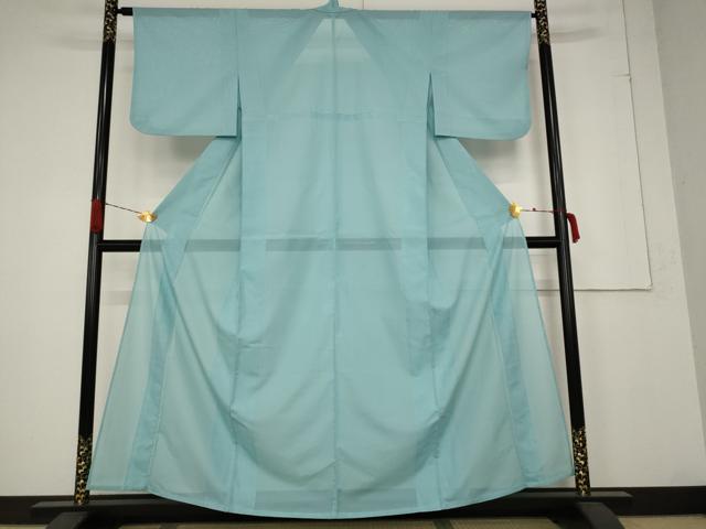 平和屋着物*夏物 色無地 絽 瓶覗色 洗える着物 AABB5842st