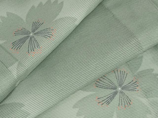平和屋着物*夏物 小紋 絽 桜 洗える着物 AABB5848st
