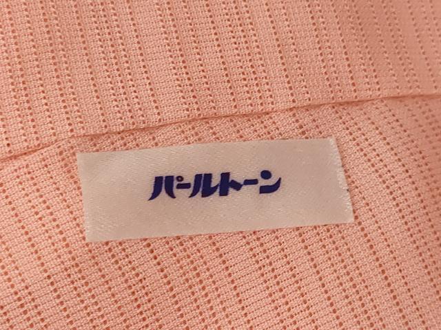 平和屋着物*夏物 色無地 絽 草花文紗 甚三紅色 正絹 逸品 未使用 AABB5863st