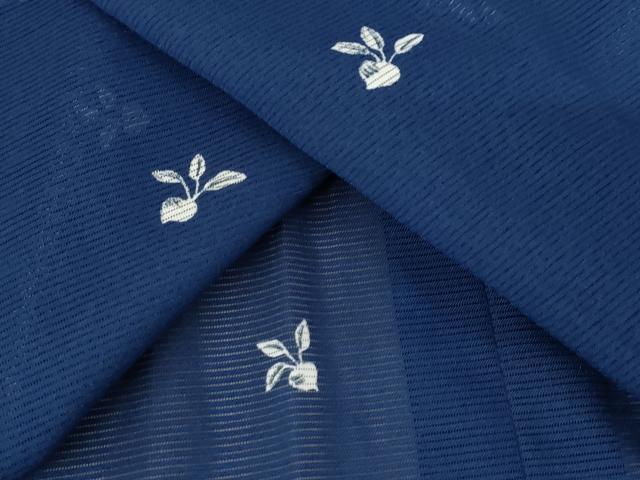 平和屋着物*夏物 小紋 絽 成り物 洗える着物 AABB5881st