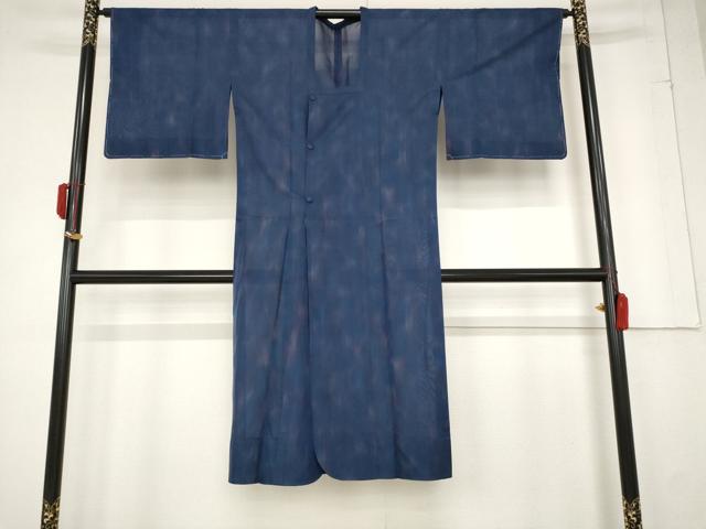 平和屋着物▽道行コート スリーシーズン 春夏秋 塵除け 霞文 正絹 逸品 未使用 AABB5900st