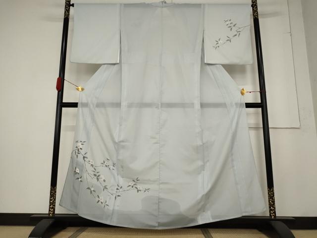 平和屋着物*夏物 訪問着 絽 枝花文 洗える着物 AABB5901st