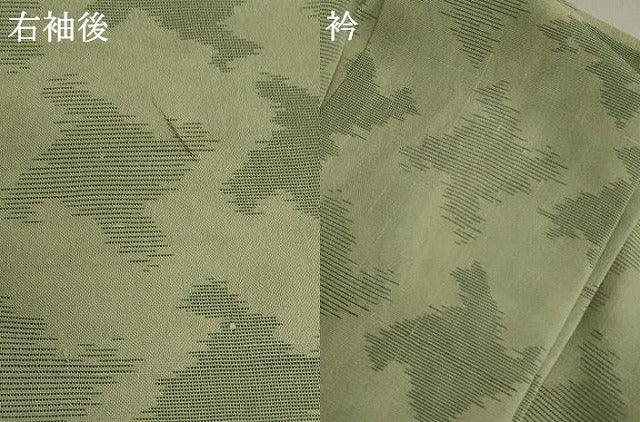 平和屋着物*夏物 紗紬 抽象文様 正絹 逸品 AABB5930st