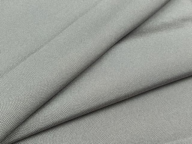 平和屋着物▽江戸小紋 単衣 古法草木染 鮫小紋柄 反端付き ロング丈 正絹 逸品 未使用 AABB6213jh