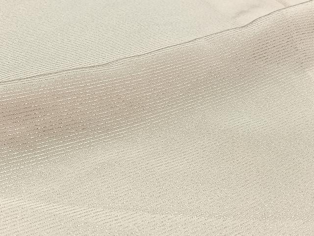 平和屋着物▽上質な小紋 単衣 横段文 銀通し地 正絹 逸品 AABB6218jh