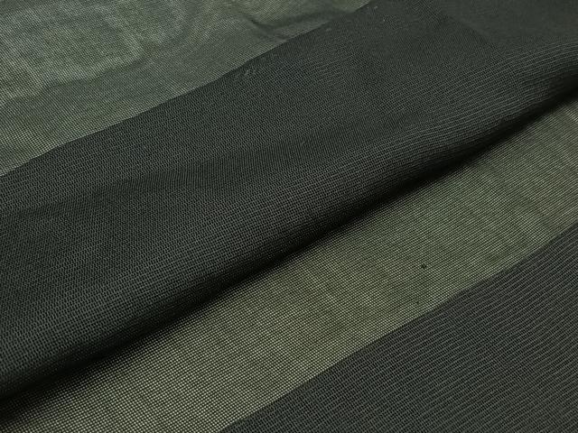 平和屋着物▽男性 羽織 スリーシーズン 春夏秋 塵除け 漆黒色 正絹 逸品 AABB6227jh