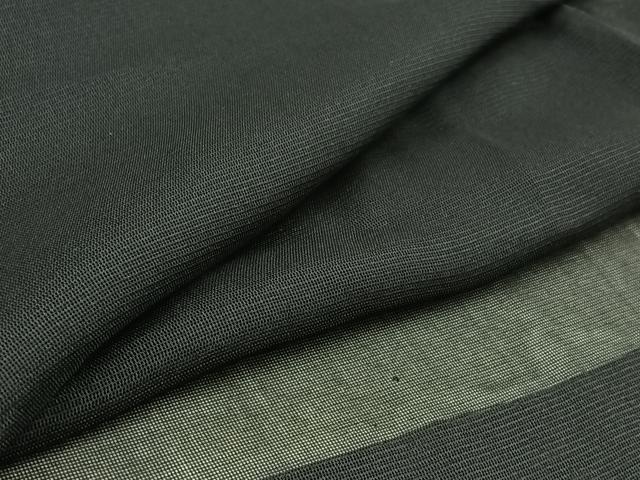 平和屋着物▽男性 羽織 スリーシーズン 春夏秋 塵除け 漆黒色 正絹 逸品 AABB6227jh