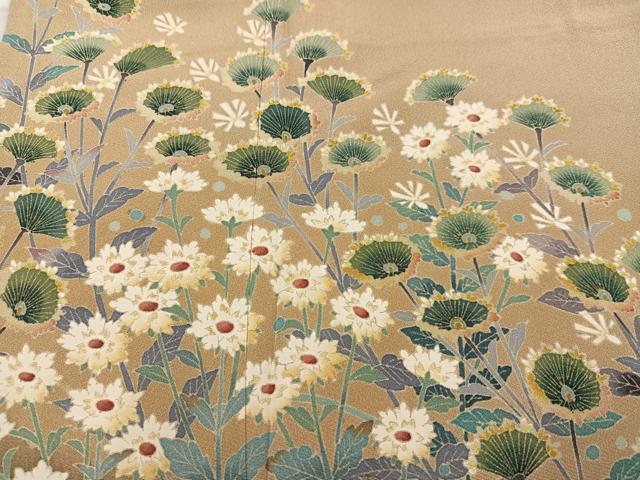 平和屋着物●本加賀友禅作家 庄田和昇 色留袖 枝花文 暈し染め 正絹 逸品 AABB6258ph