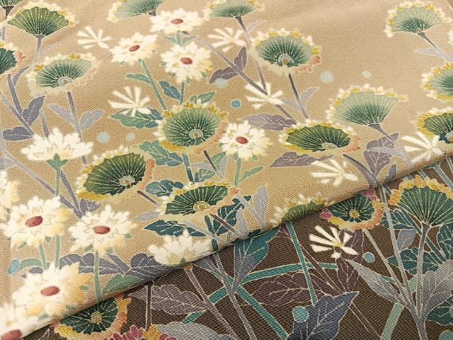 平和屋着物●本加賀友禅作家 庄田和昇 色留袖 枝花文 暈し染め 正絹 逸品 AABB6258ph