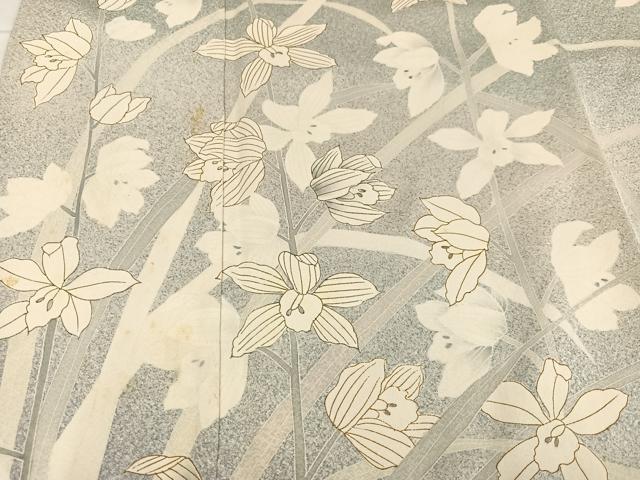 平和屋着物●訪問着 作家物 枝花文 正絹 逸品 AABB6299ph