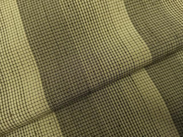 平和屋着物●上質な紬 間道 正絹 逸品 AABB6309ph
