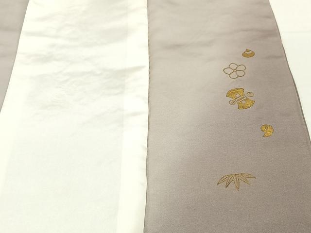 平和屋着物●豪華色留袖 駒刺繍 宝尽くし文 暈し染め 金彩 正絹 逸品 AABB6390zg