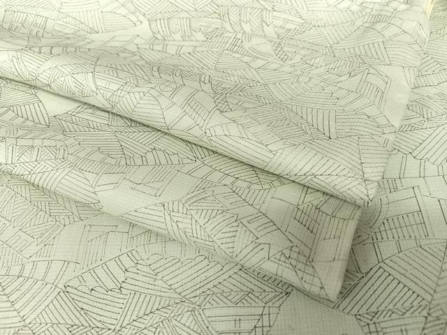 平和屋着物●上質な小紋 紬地 手描き 風景文 正絹 逸品 AABB6558zg