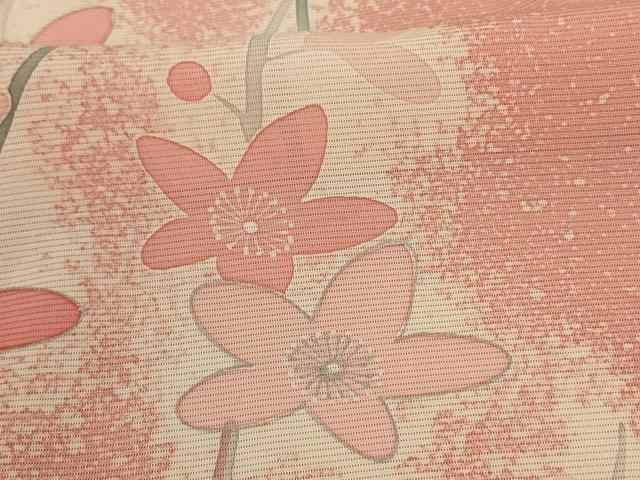 平和屋着物*夏物 訪問着 絽 枝花文 正絹 逸品 AABB6696jd