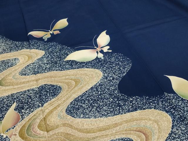 平和屋着物*夏物 訪問着 絽 舞蝶文 正絹 逸品 AABB6712jd