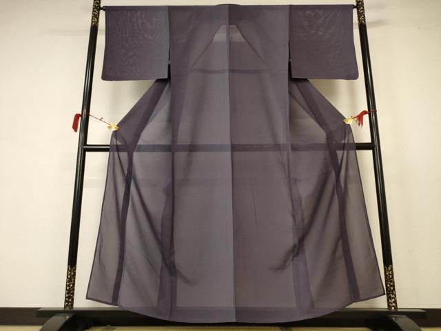 平和屋着物*夏物 江戸小紋 絽 角通し 正絹 逸品 AABB6716jd