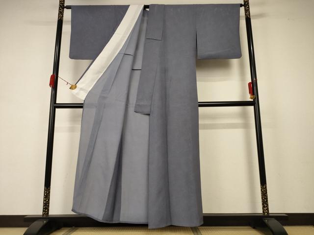 平和屋着物*夏物 江戸小紋 絽 鮫小紋柄 正絹 逸品 AABB6733jd
