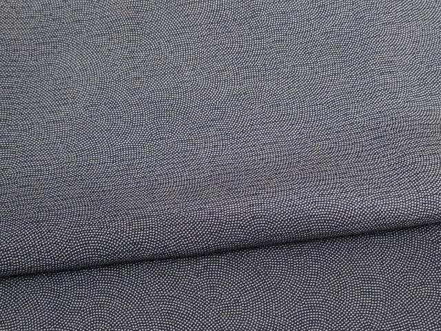 平和屋着物*夏物 江戸小紋 絽 鮫小紋柄 正絹 逸品 AABB6733jd