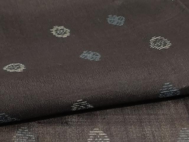 平和屋着物*夏物 本場大島紬 夏大島 吉祥文 正絹 逸品 AABB6783jd