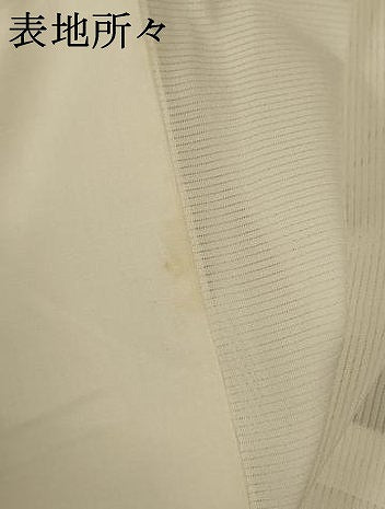 平和屋着物*夏物 長襦袢 絽 鳥の子色 正絹 逸品 AABB6797jd