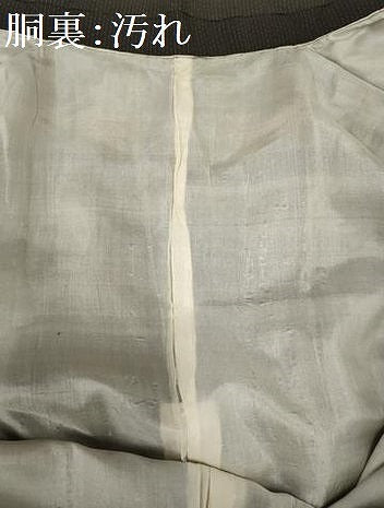 平和屋着物■男性 紬 横段文 正絹 逸品 AABB6860gw
