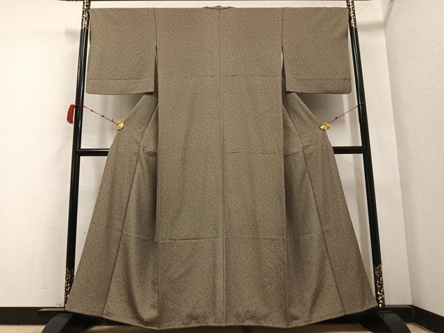 平和屋着物●上質な小紋 成り物 正絹 逸品 AABB7253ph