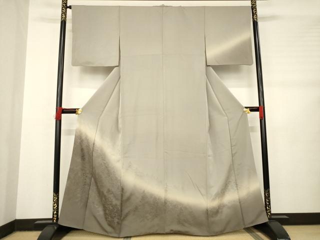 平和屋着物●訪問着 樹林地紋 寿光織 暈し染め 正絹 逸品 AABB7286ck