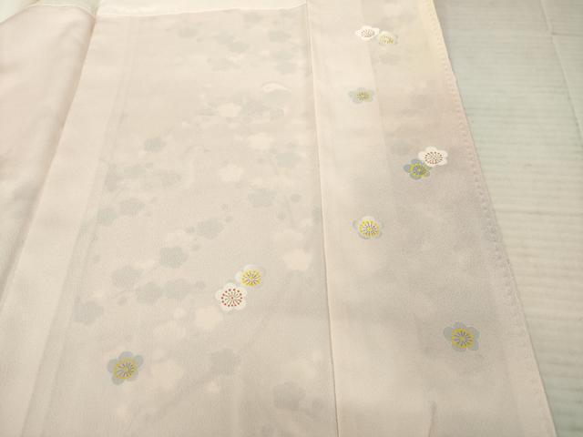 平和屋着物●京友禅の第一人者 松井青々 訪問着 鴛鴦枝梅文 暈し染め 金彩 正絹 逸品 AABB7921ck