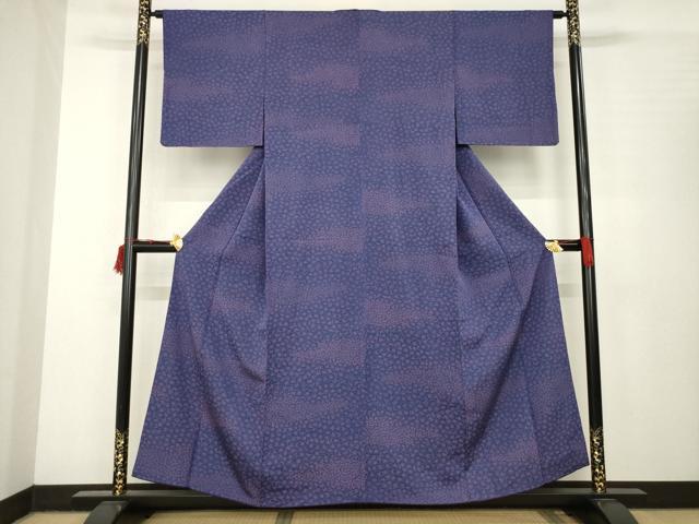 平和屋着物●上質な小紋 梅尽くし 正絹 逸品 AABB7951ck