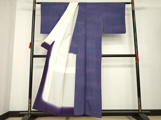 平和屋着物●上質な小紋 梅尽くし 正絹 逸品 AABB7951ck
