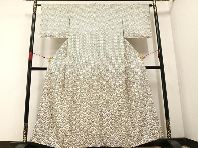 平和屋着物●訪問着 青海波 正絹 逸品 AABB8191ph