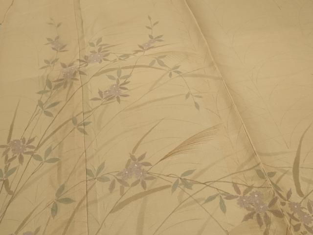 平和屋着物*夏物 訪問着 紗 作家物 草花文 ますいわ屋扱い 正絹 逸品 AABB8246jd