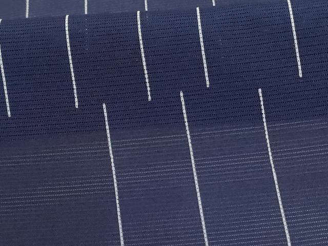 平和屋着物*夏物 小紋 紗 変わり縞 正絹 逸品 AABB8270jd