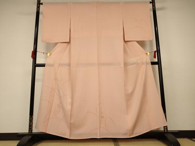 平和屋着物*夏物 訪問着 絽 草花文 正絹 逸品 AABB8273jd